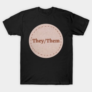 Vintage They Them Pronouns T-Shirt